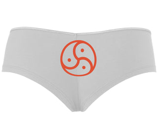 BDSM Symbol - White Boyshort