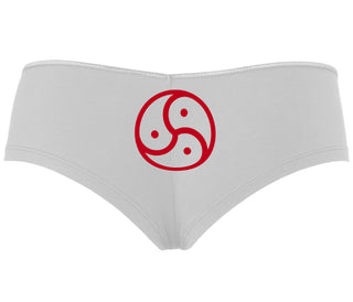 BDSM Symbol - White Boyshort