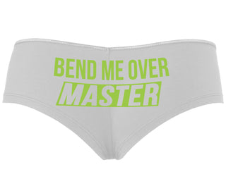Bend Me Over Master - White Boyshort