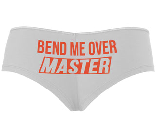 Bend Me Over Master - White Boyshort