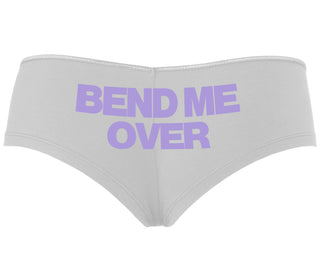 Bend Me Over - White Boyshort