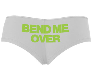 Bend Me Over - White Boyshort