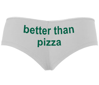 Better Than Pizza - White Boyshort