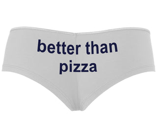 Better Than Pizza - White Boyshort