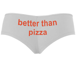 Better Than Pizza - White Boyshort