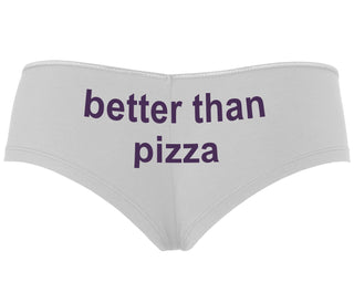 Better Than Pizza - White Boyshort