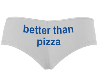 Better Than Pizza - White Boyshort