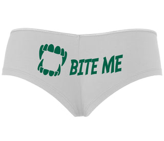 Bite Me - White Boyshort
