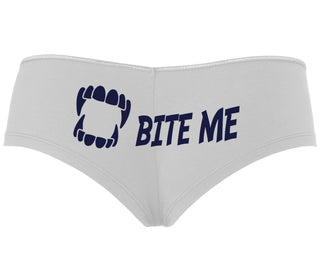 Bite Me - White Boyshort