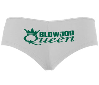 Blow Job Queen - White Boyshort