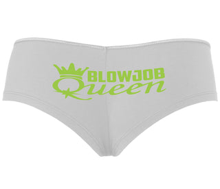 Blow Job Queen - White Boyshort