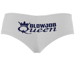 Blow Job Queen - White Boyshort