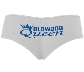 Blow Job Queen - White Boyshort