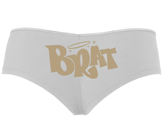 Brat - White Boyshort