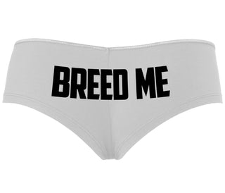 Breed Me - White Boyshort