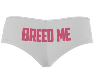 Breed Me - White Boyshort