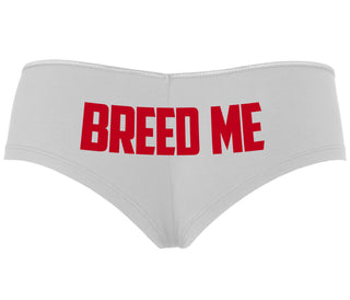 Breed Me - White Boyshort