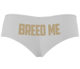 Breed Me - White Boyshort