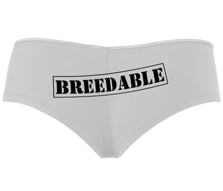 Breedable - White Boyshort