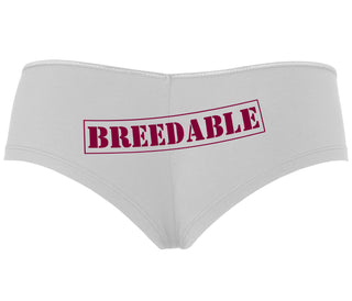 Breedable - White Boyshort