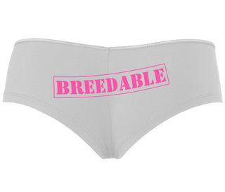 Breedable - White Boyshort