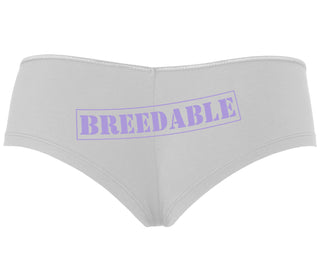 Breedable - White Boyshort
