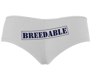 Breedable - White Boyshort