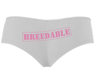 Breedable - White Boyshort