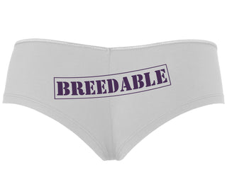 Breedable - White Boyshort