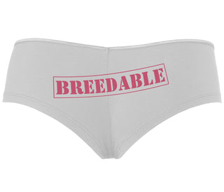 Breedable - White Boyshort