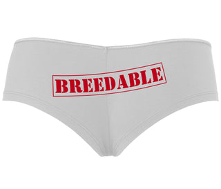 Breedable - White Boyshort