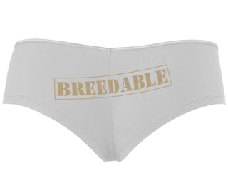 Breedable - White Boyshort