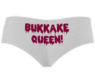 Bukkake Queen - White Boyshort