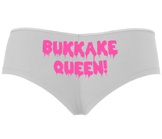 Bukkake Queen - White Boyshort