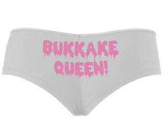 Bukkake Queen - White Boyshort