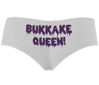Bukkake Queen - White Boyshort