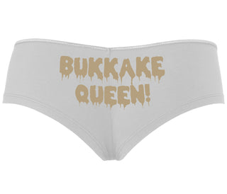 Bukkake Queen - White Boyshort