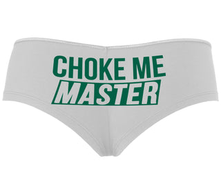 Choke Me Master - White Boyshort