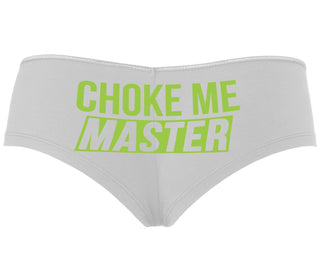 Choke Me Master - White Boyshort