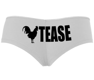 Cock Tease - Rooster - White Boyshort