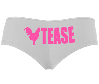 Cock Tease - Rooster - White Boyshort