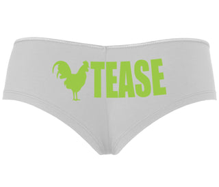 Cock Tease - Rooster - White Boyshort