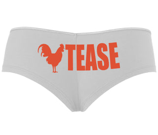 Cock Tease - Rooster - White Boyshort