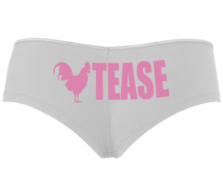 Cock Tease - Rooster - White Boyshort