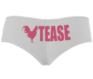 Cock Tease - Rooster - White Boyshort