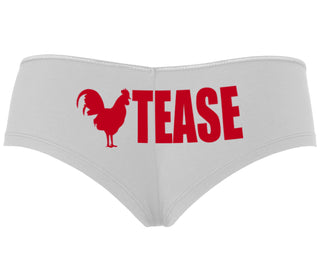 Cock Tease - Rooster - White Boyshort