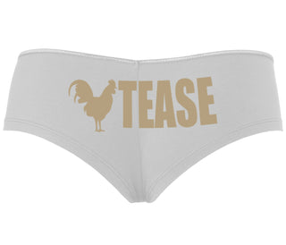 Cock Tease - Rooster - White Boyshort