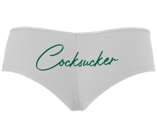Cock Sucker - White Boyshort