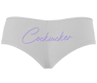Cock Sucker - White Boyshort