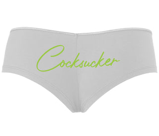Cock Sucker - White Boyshort